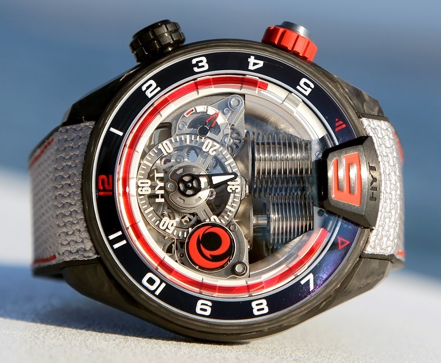 Replica HYT H4 Alinghi Special Edition Watch Is Washed In A Brilliant White Light