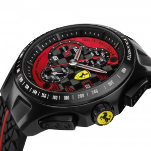 Replica-Ferrari-Red-Dial-Watch-Close-View