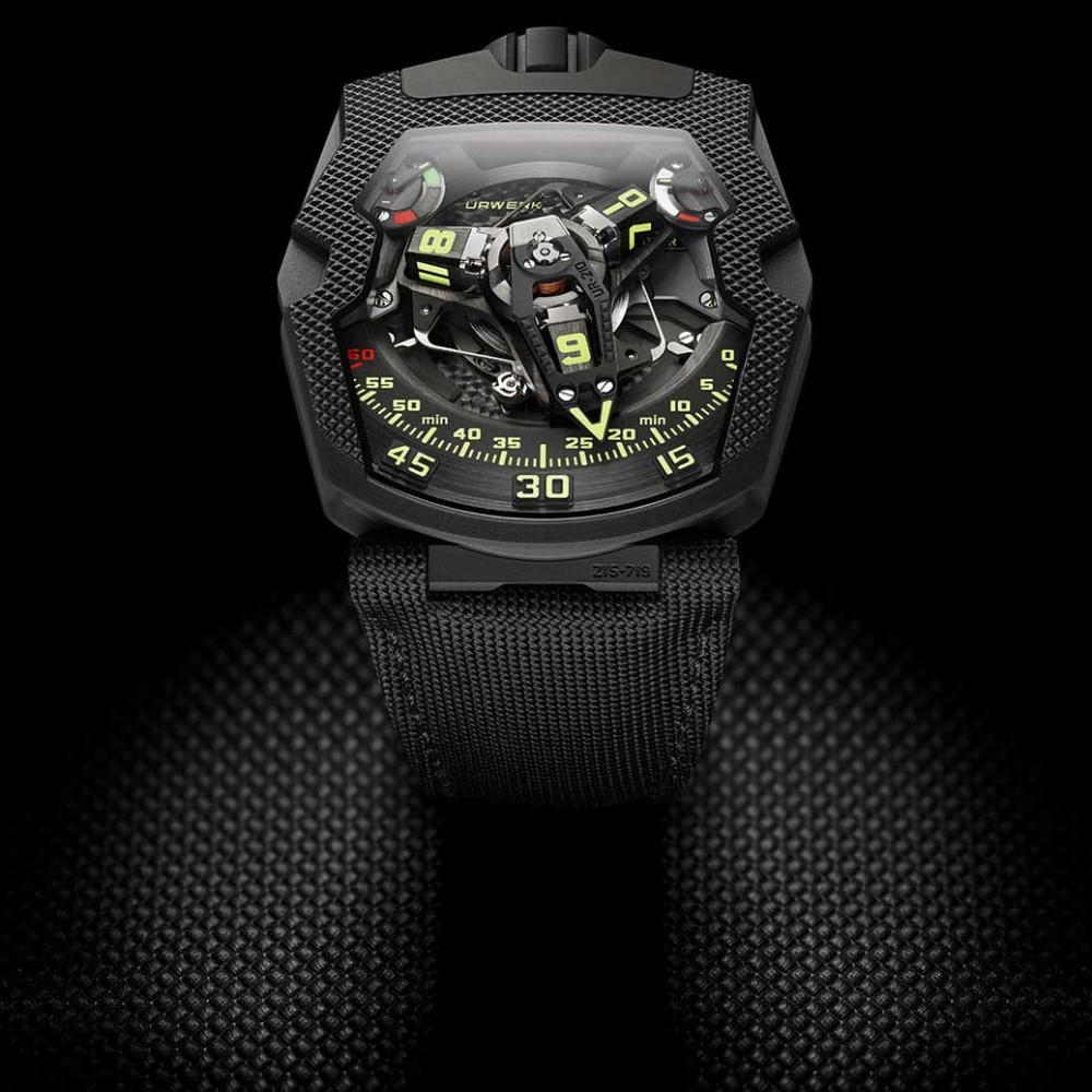 Come To Look At The Interesting, Complicated And Sporty Urwerk UR-210 'Clou De Paris' Replica Watch