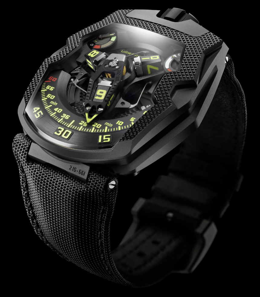 Come To Look At The Interesting, Complicated And Sporty Urwerk UR-210 'Clou De Paris' Replica Watch